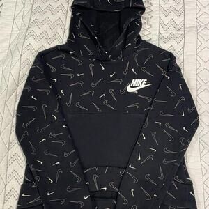 Kids Nike Printed Fleece Hoodie